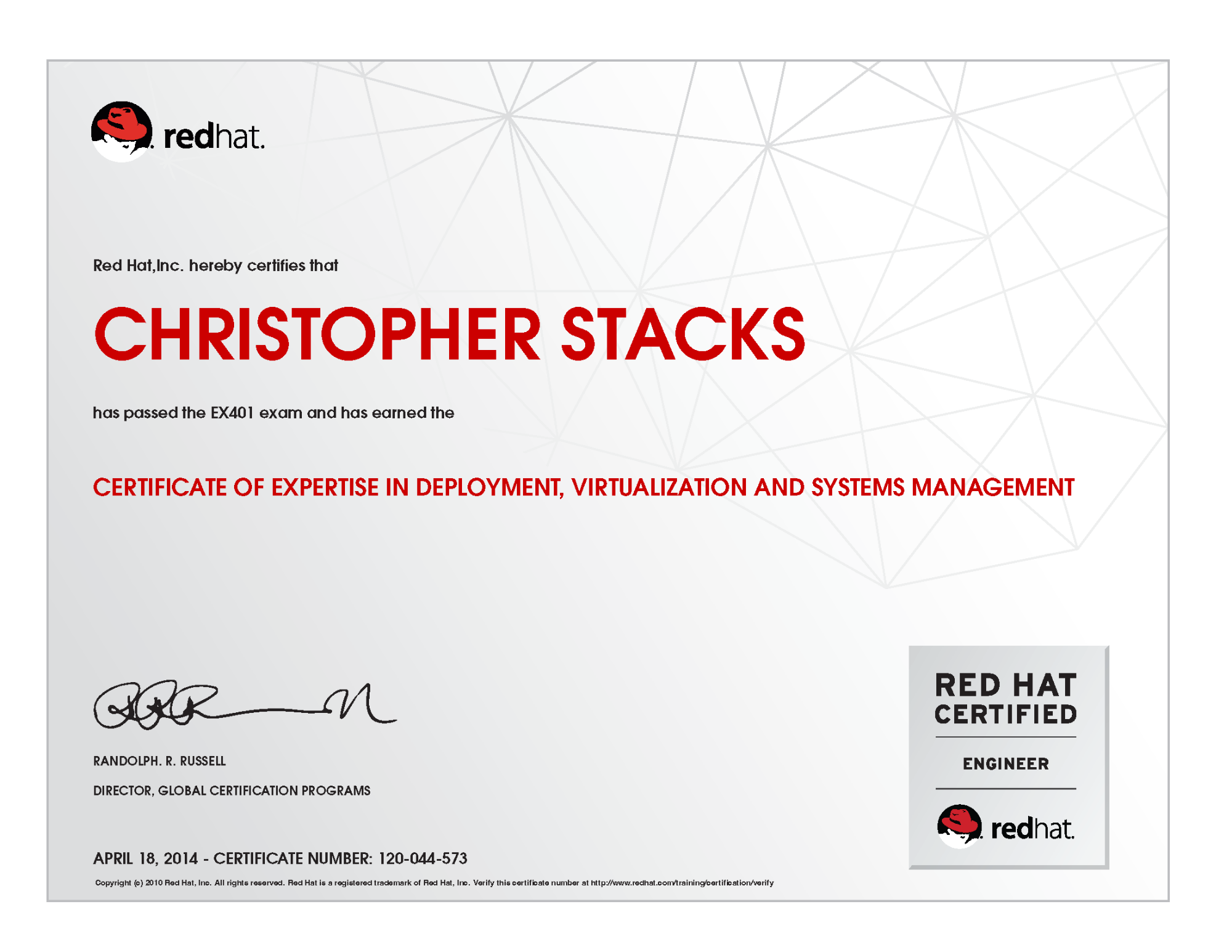 Red Hat Deployment Specialist